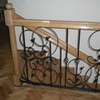 balustrada fier forjat lemn