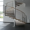 scara elicoidata inox lemn curbabil